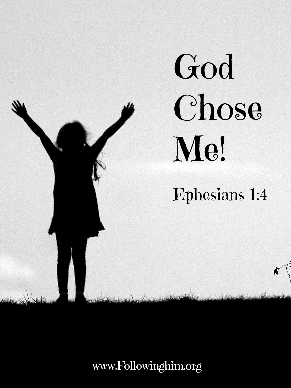 God chose me poster